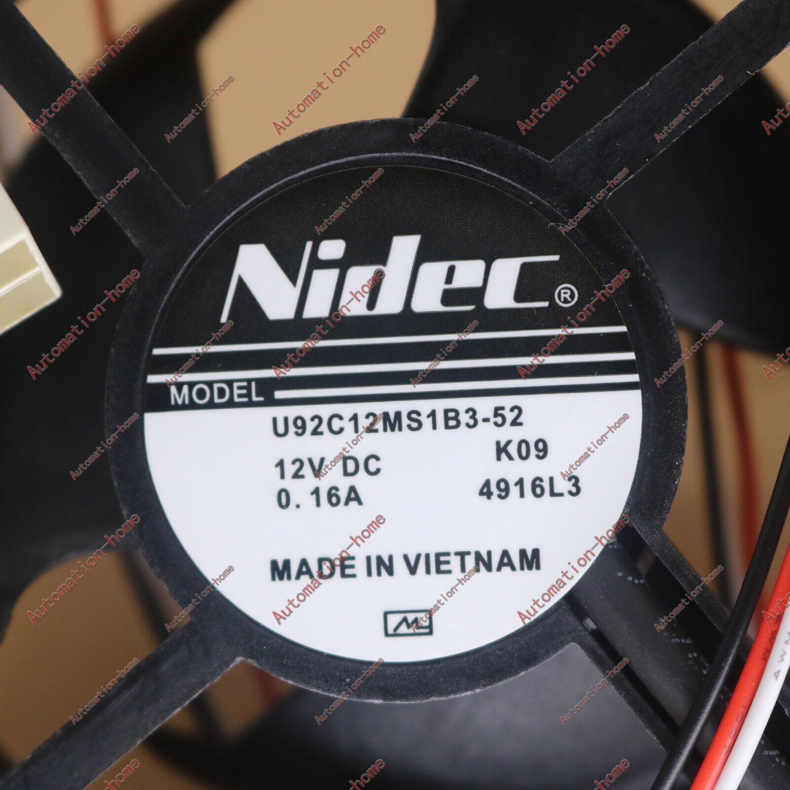 new Nidec U92C12MS1B3-52 12V 0.16A fan For Samsung Refrigerator