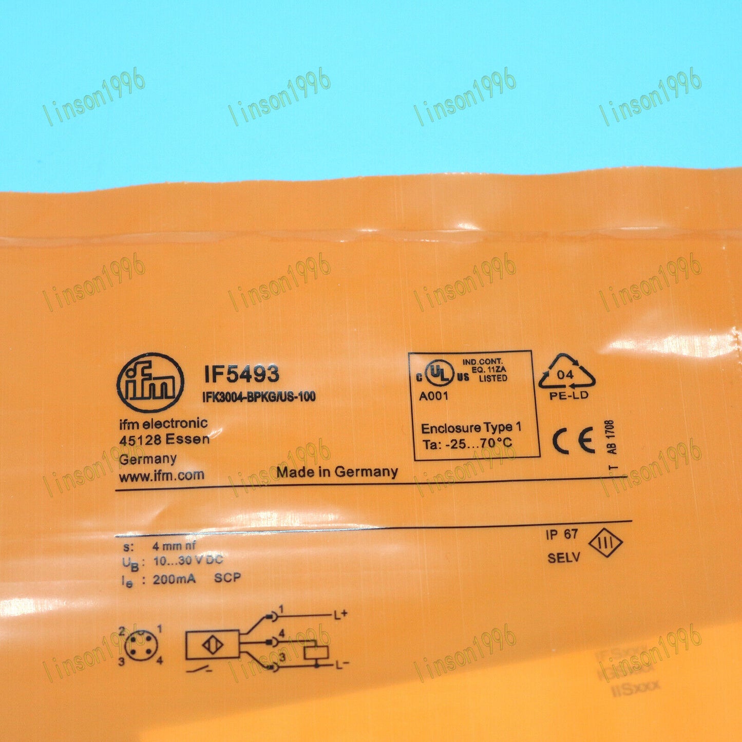 1PC IF5493 Proximity Switch Sensor Fast Delivery - IFM