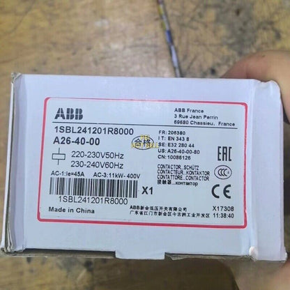 ABB ABB A26-40-00 Block Contactors 24V AC 50Hz 60Hz 24V 1 Year - ABB