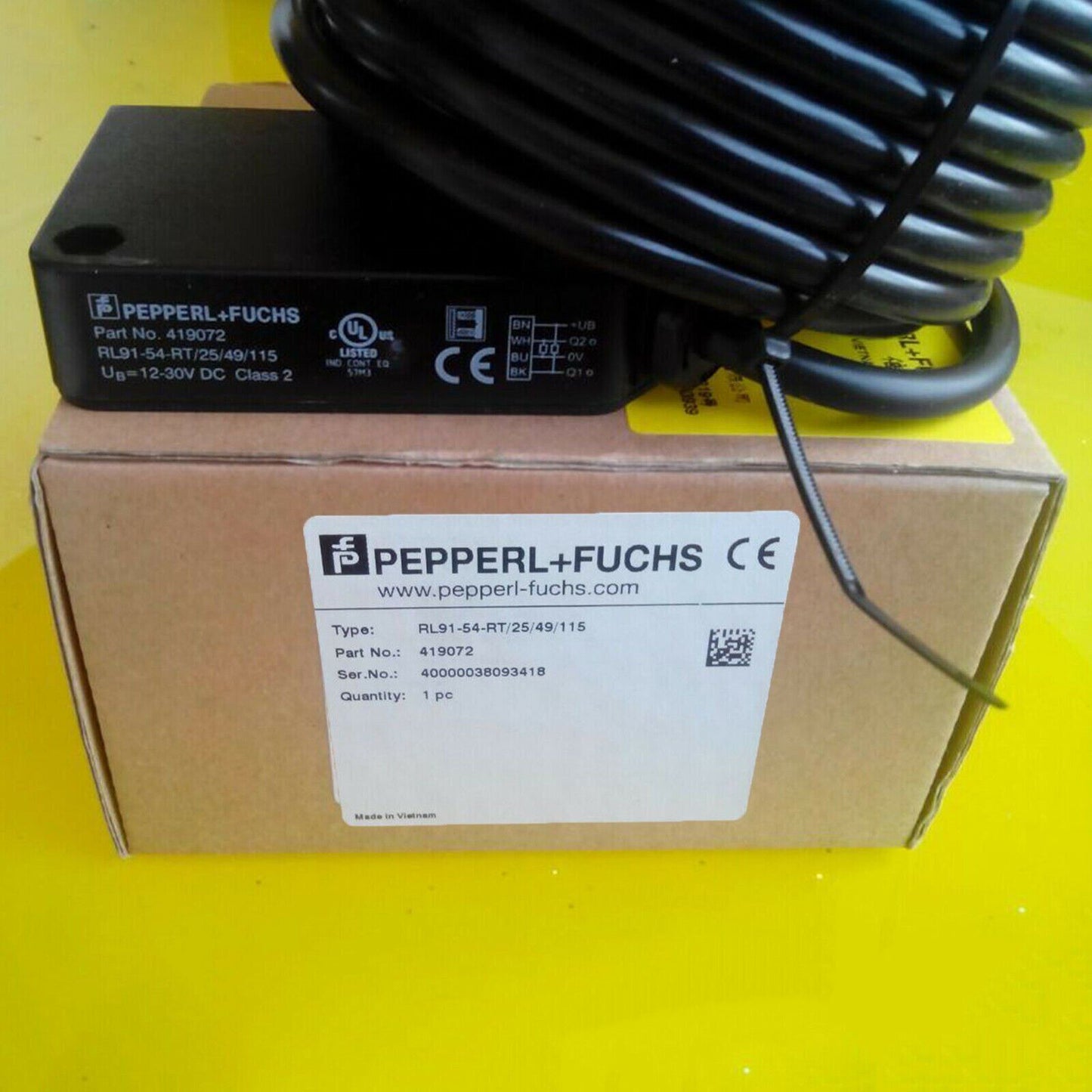 Pepperl+Fuchs RL91-54-RT/25/49/115 - PEPPERL+FUCHS