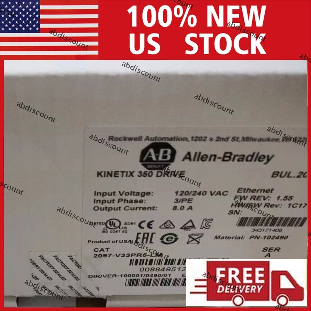 Allen Bradley Kinetix 350 2.0kW Servo Drive V33PR5-LM - ALLEN BRADLEY