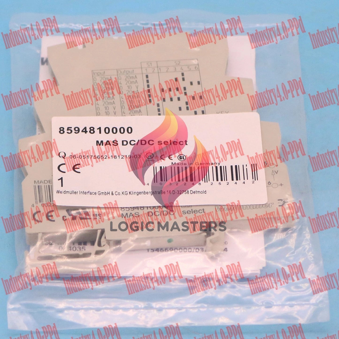 1PCS WEIDMULLER 8594810000 MAS DC/DC SIGNAL CONVERTER
