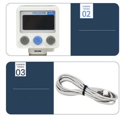 new MAXZDH SMC ZSE30A-01-C-L digital pressure switch 0~101kPa