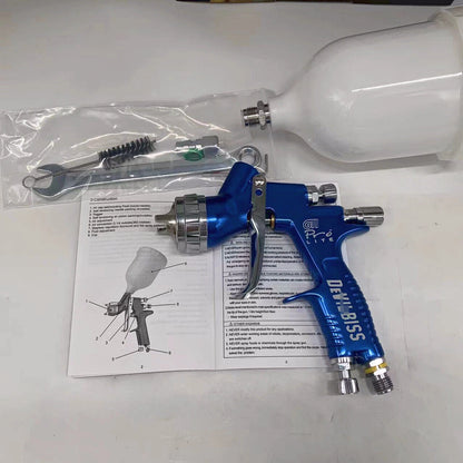 Blue Spray Gun Varnishes TE20 1.3mm nozzle LVMP Car Paint Tool for Devilbiss