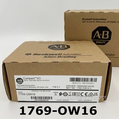 CompactLogix Relay Output Module AB 1769-OW16 New Factory Sealed - COMPACTLOGIX