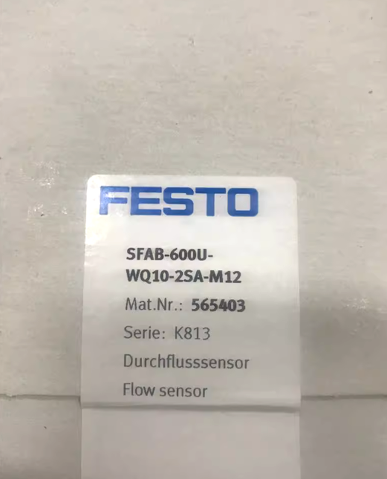 new Festo SFAB-600U-WQ10-2SA-M12 565403 - FESTO