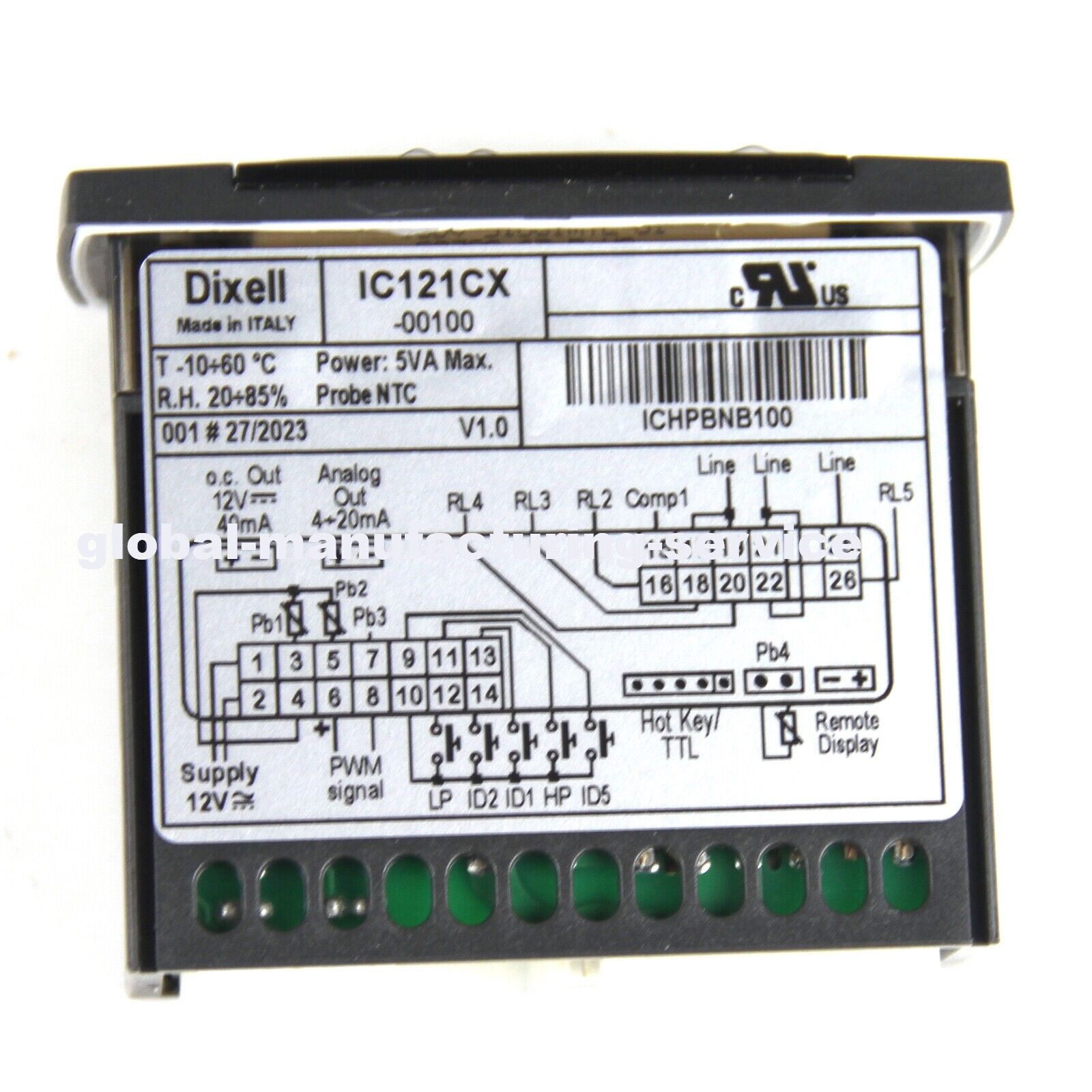 DIXELL Temperature Controller IC121CX-00100 - DIXELL