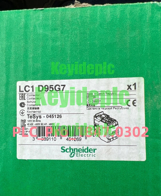 1PCS Schneider LC1D95G7 LC1 D95G7 Contactor With Coil Fast ship #k