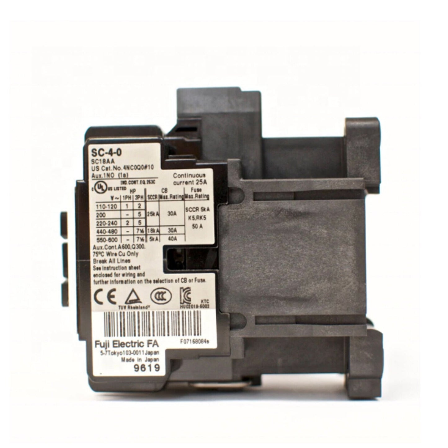 Fuji Electromagnetic AC Contactor SC-03 110V 1 piece - FUJI