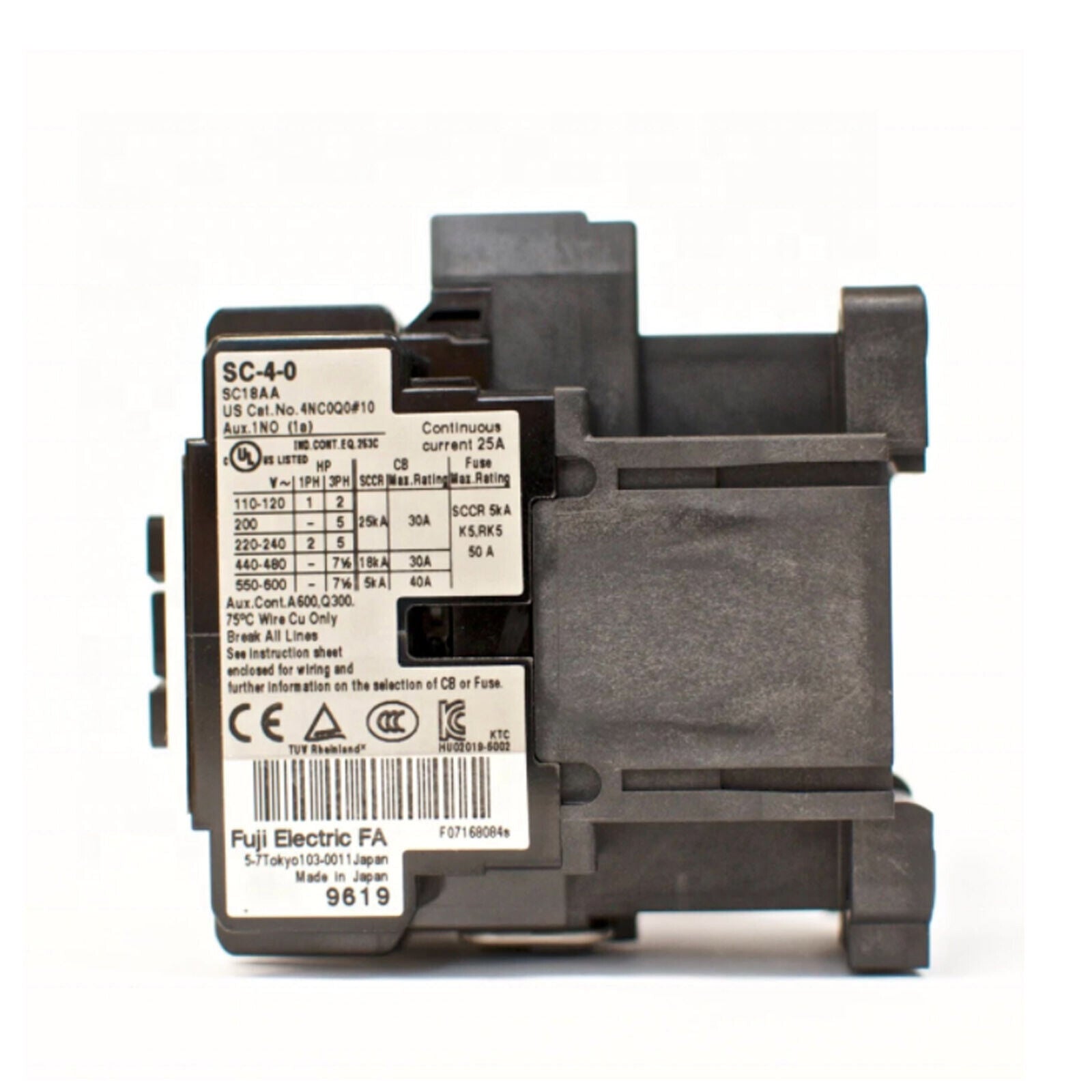 Fuji Electromagnetic AC Contactor SC-03 110V 1 piece - FUJI