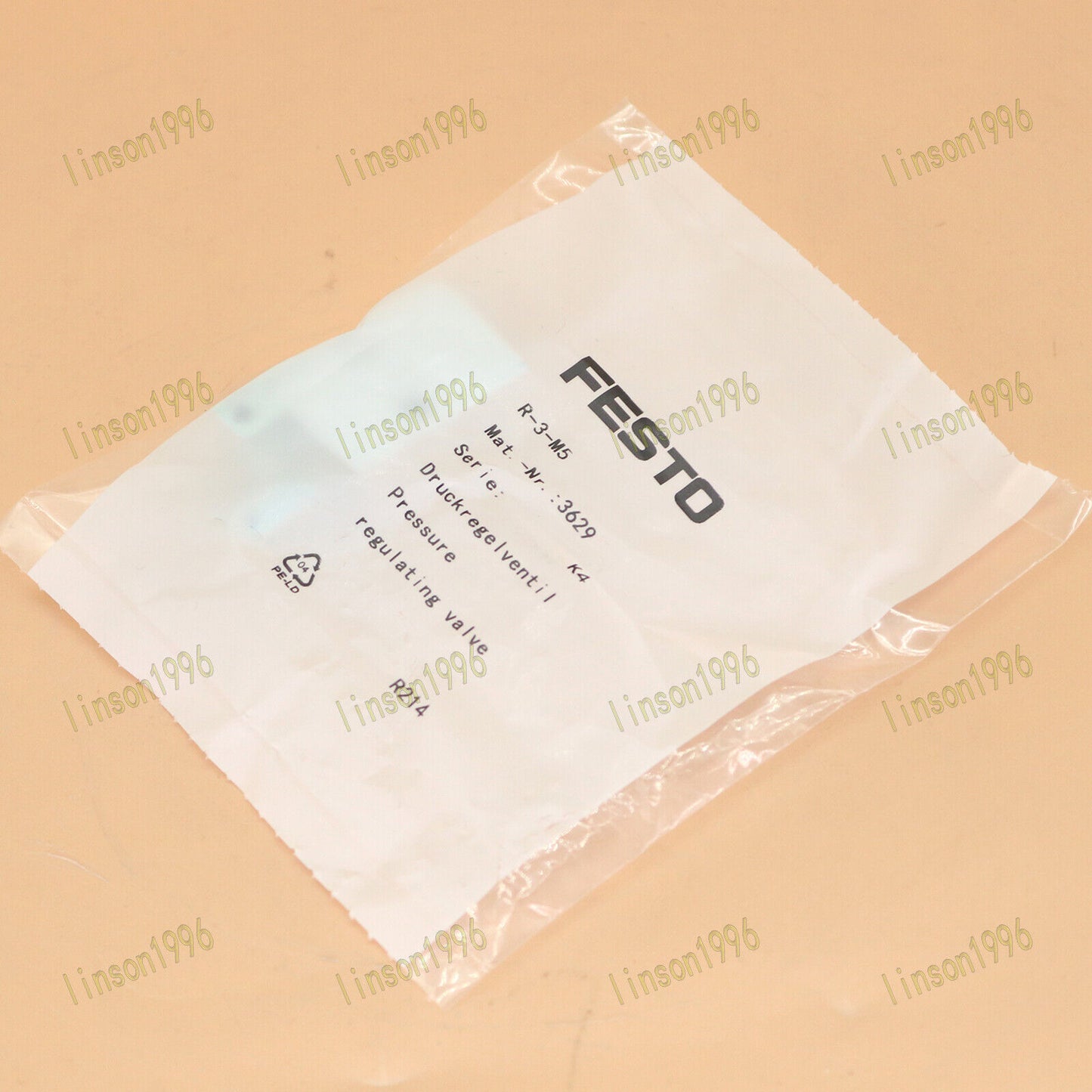 FESTO R-3-M5 Roller Lever Valve - FESTO