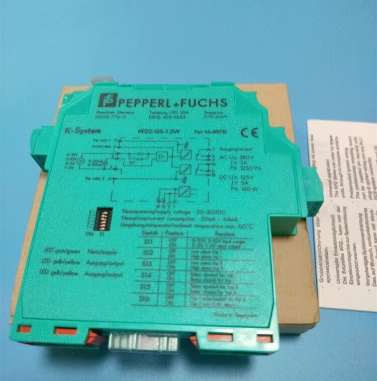 new 1pcs PEPPERL+FUCHS Safety Barrier Module KFD2-GS-1.2W - PEPPERL+FUCHS