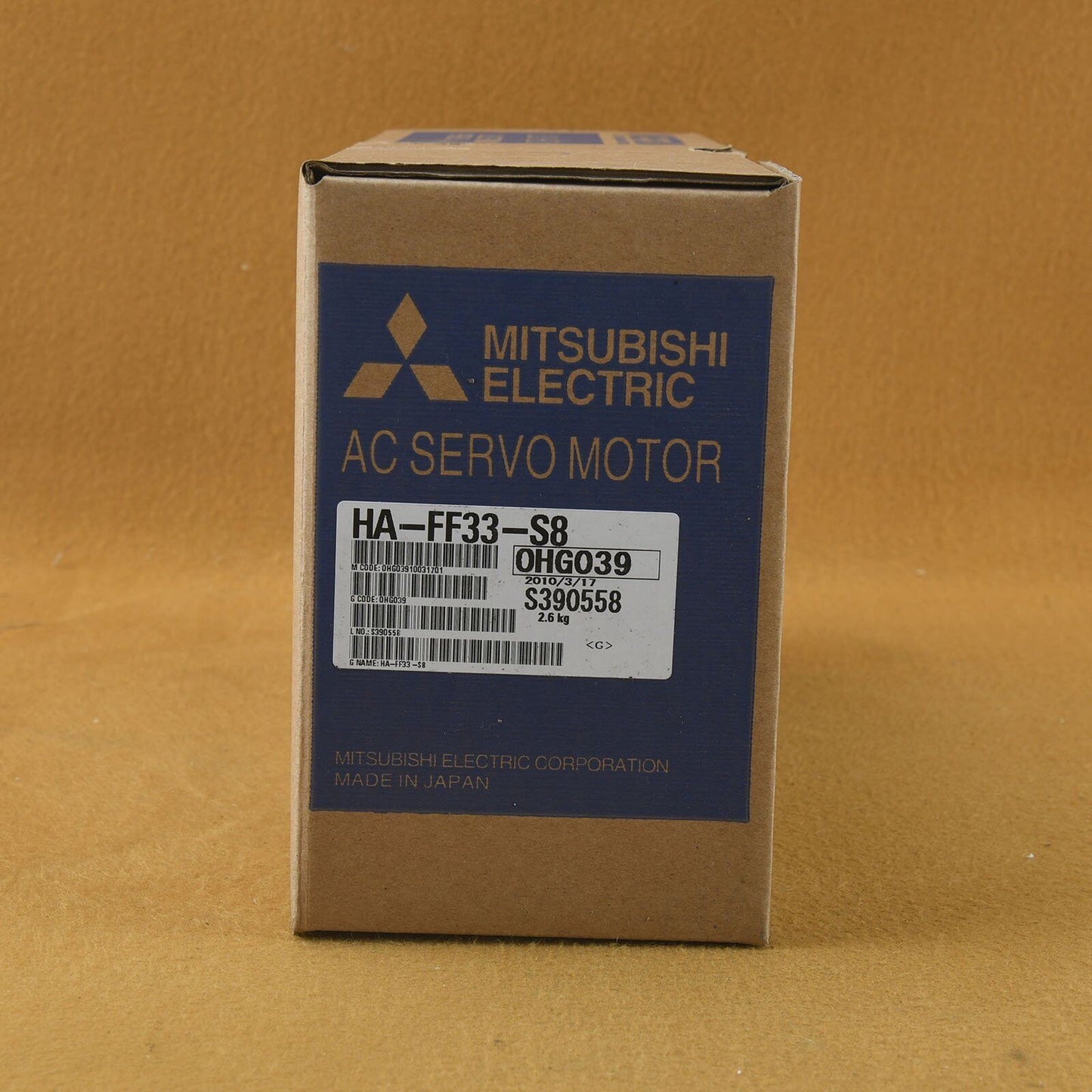 New Mitsubishi HA-FF33-S8 Servo Motor in Box - MITSUBISHI
