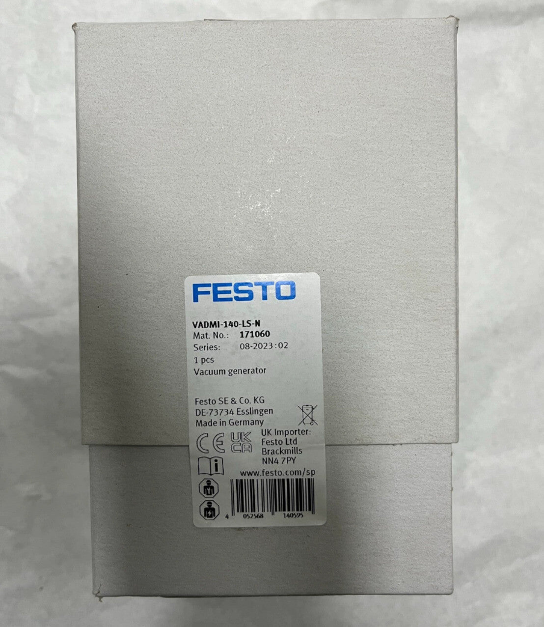 Festo VADMI-140-LS-N 171060 Vacuum Generator Free Ship