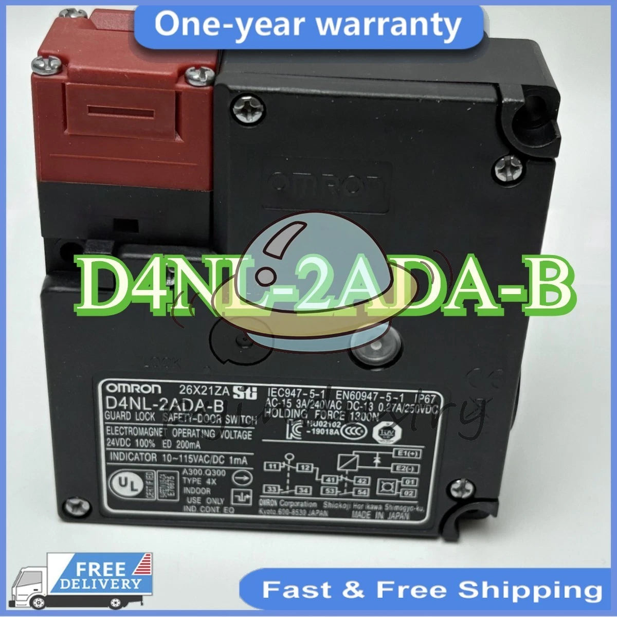 D4NL-2ADA-B 1PCS Omron Safety Gate Switch High quality Fast Shipping