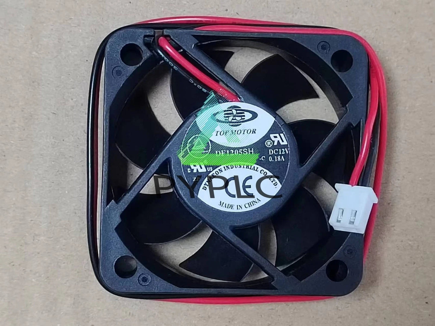 1PC TOP MOTOR Fan DF1205SH DC 12V 0.18A 5cm 50*15mm 2Pin~