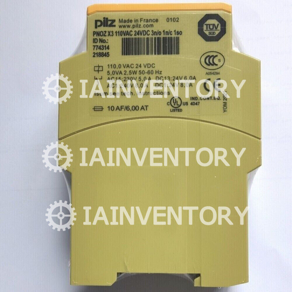 NEW Pilz 774314 PNOZ X3 110vac ship Pilz