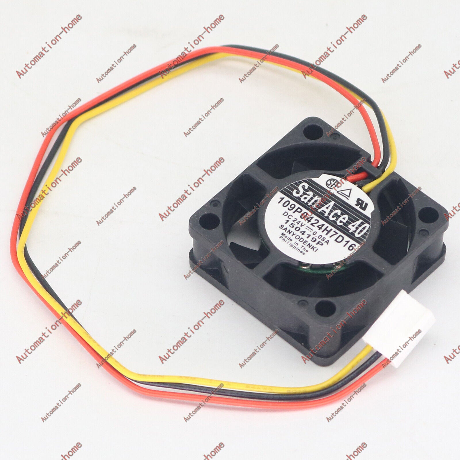 1pc SANYO 109P0424H7D16 DC24V 0.08A 40x15mm 3pin axial flow cooling - SANYO