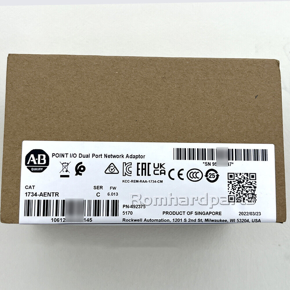 NEW Sealed AB 1734-AENTR SER C POINT Dual Port Network Adaptor 1734AENTR - KOEED