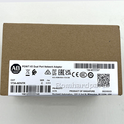 NEW Sealed AB 1734-AENTR SER C POINT Dual Port Network Adaptor 1734AENTR - KOEED