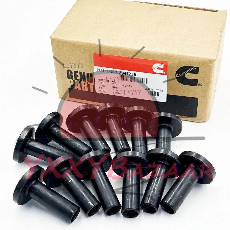 12Pcs Camshaft Tappets Lifters 1.5" 3947759 Fits for Dodge Cummins Ram 5.9L 6.7L