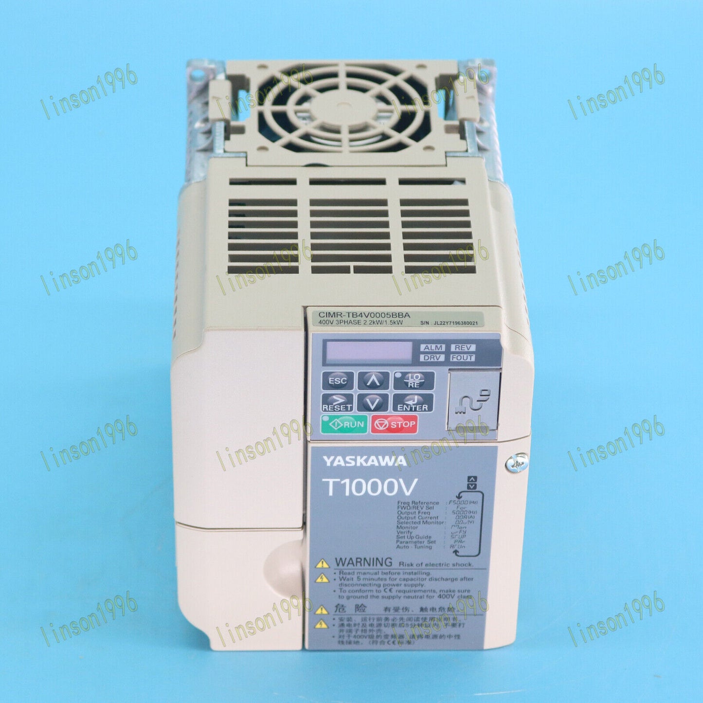 Yaskawa Inverter Model: CIMR-TB4V0005BBA - YASKAWA