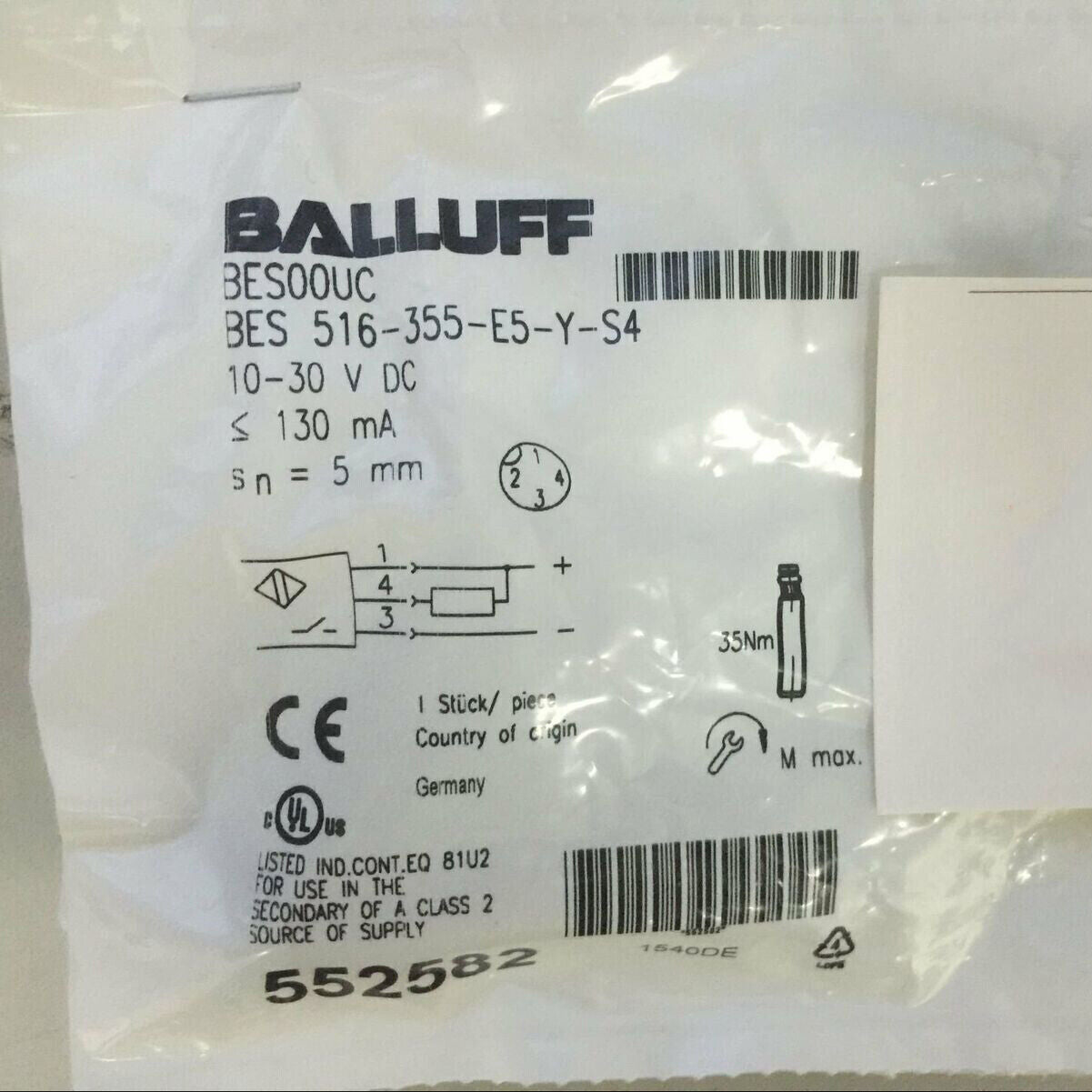 BALLUFF BES 516-355-E5-Y-S4 - BALLUFF