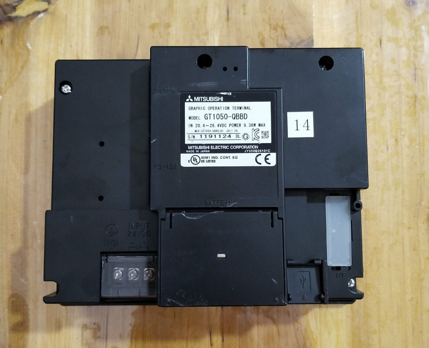 used Mitsubishi touch screen GT1050-QBBD tested new condition - MITSUBISHI