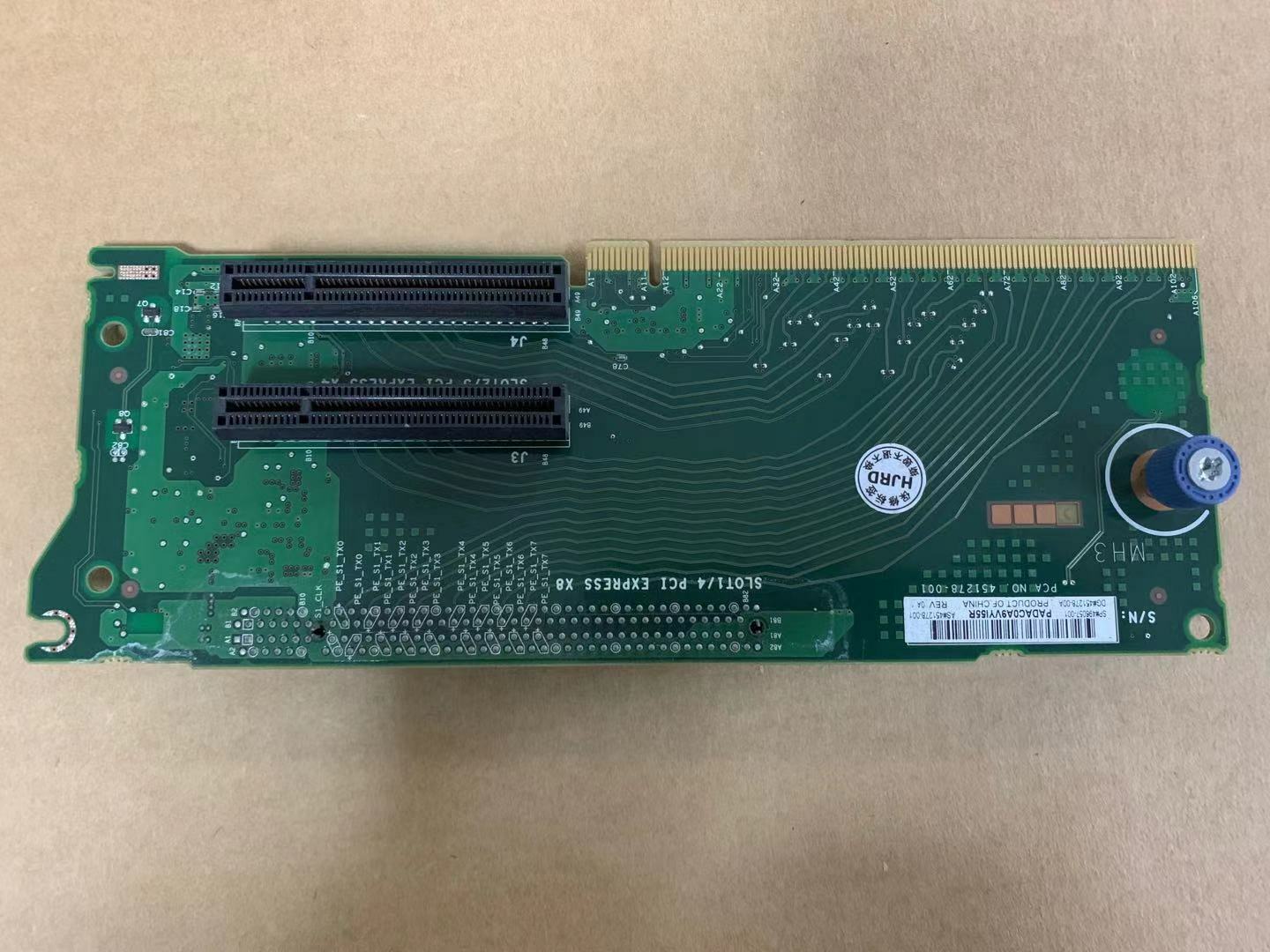 new HP DL380 G6 G7 2 x4 1 x8 PCI-E Riser Card 496057-001 451278-001