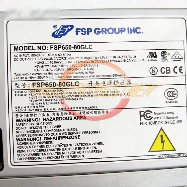 ONE FSP650-80GLC 650W Power Supply - ONE