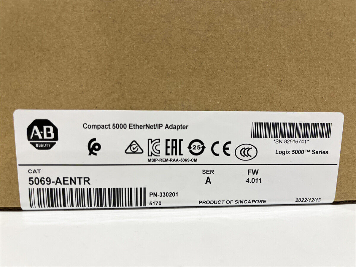 Allen-Bradley AB 5069-AENTR compact 5000 EtherNet/IP Adapter - ALLEN-BRADLEY