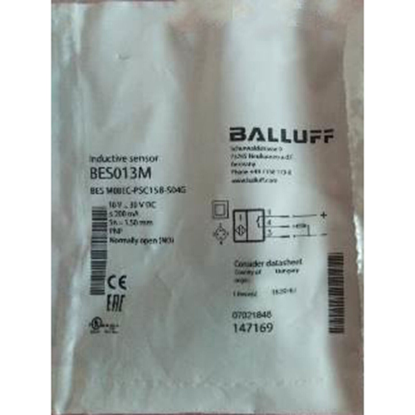 1PC  BALLUFF BES013M BES M08EC-PSC15B-S04G Proximity switch sensor