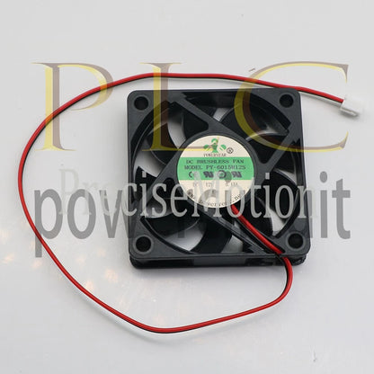 1PCS PY-6015M12S 12V 0.15A 6015 6CM 2-wire chassis cooling fan