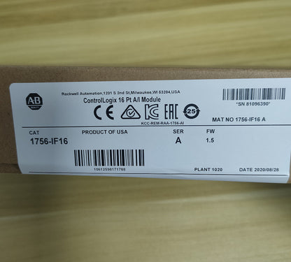 ControlLogix 16 Pt Input Module 1756IF16 - CONTROLLOGIX