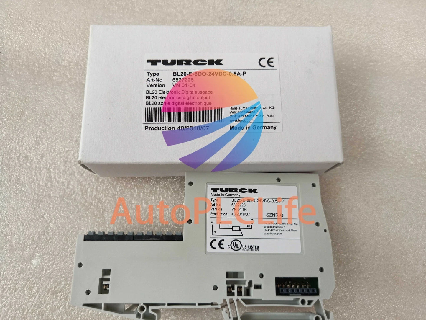1PCS TURCK BL20-E-8DO-24VDC-0.5A-P Module 6827226