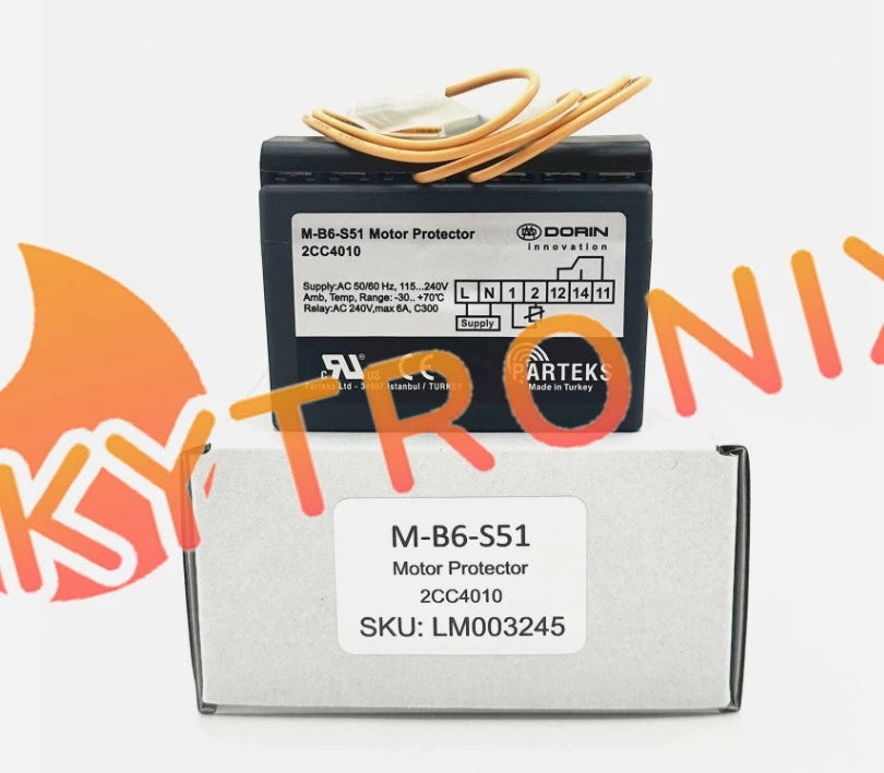 DORIN Compressor Motor Protector PARTEKS Temperature Protector M-B6-S51 2CC4010