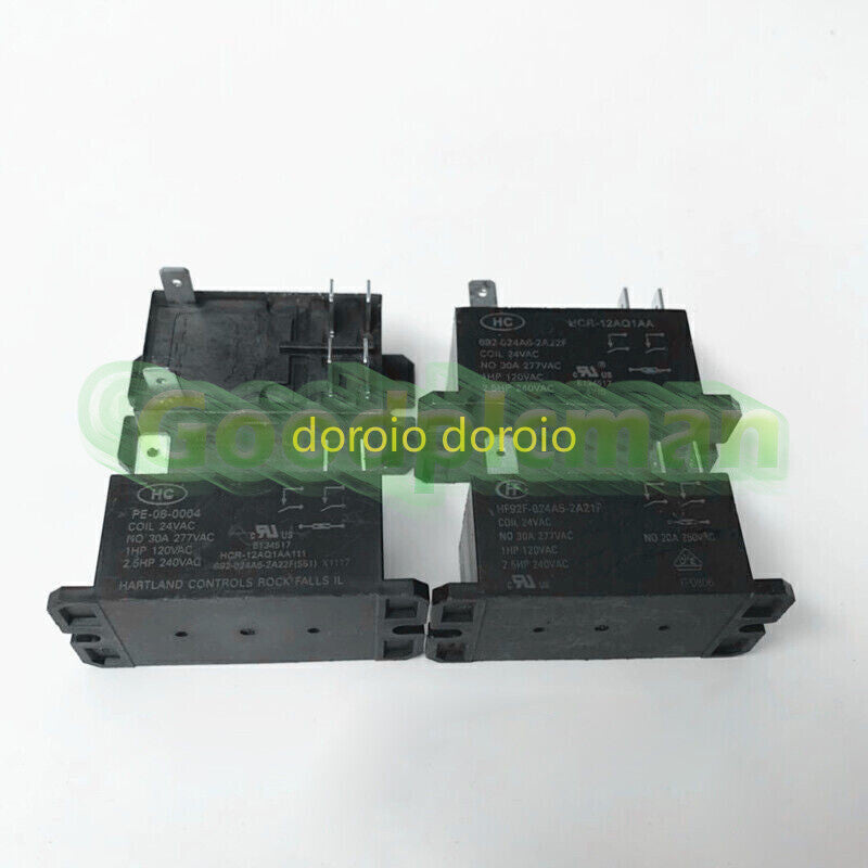 14PCS HC PE-08-0004 24VAC Power Relay 6Pins 30A 277VAC