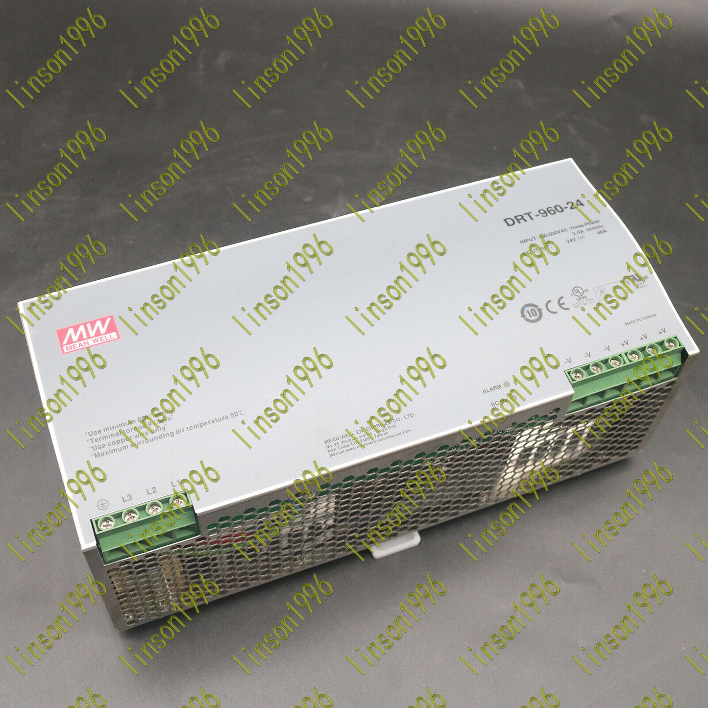 DRT-960-24 24V 40A Switching Power Supply - MEAN WELL