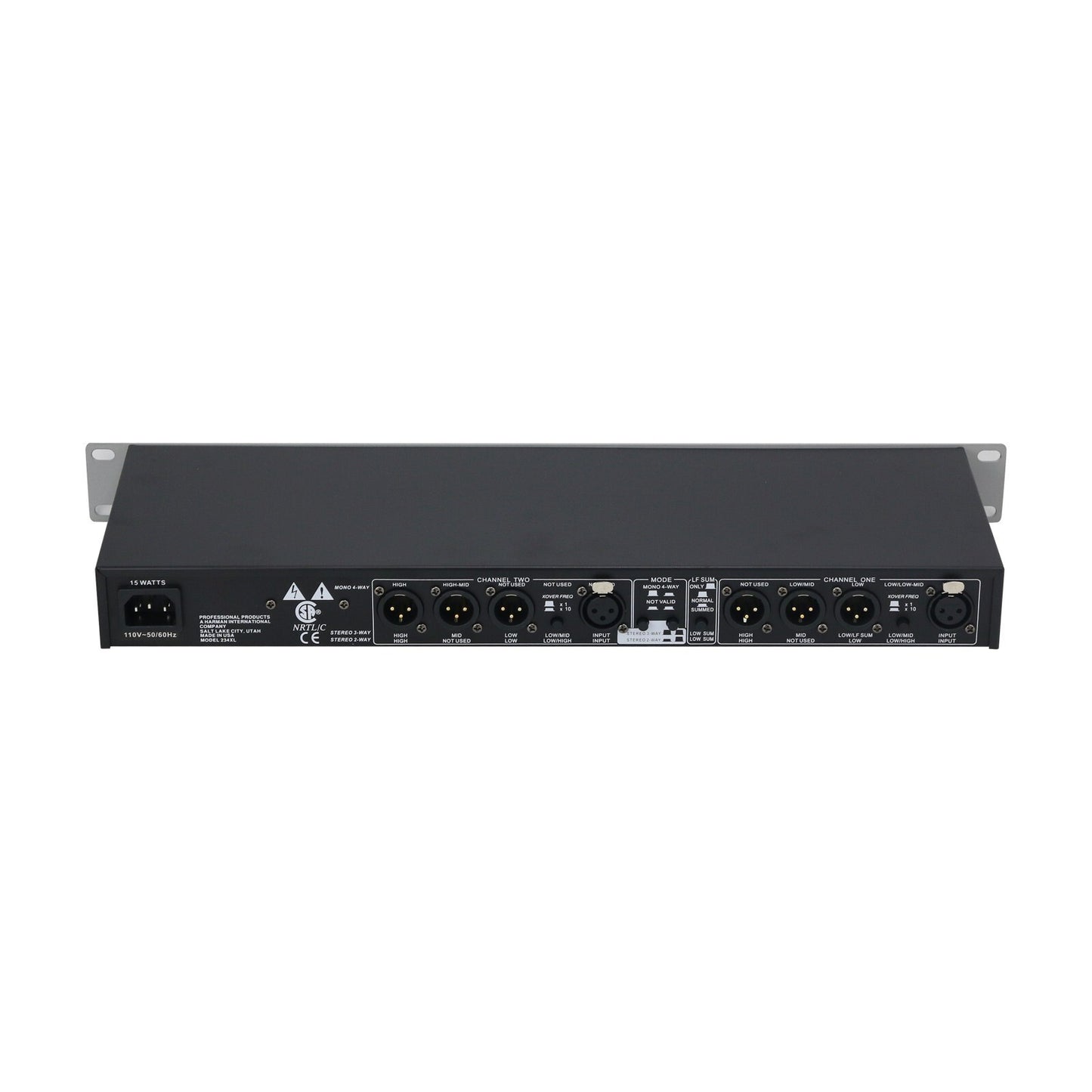 1PC 234XS Crossover Stereo 2-Way/3-Way Electronic Crossover Mono Audio Crossover