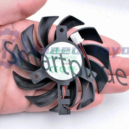 1PCS GA81S2U-NNTB GT630 diameter 75mm hole 40mm graphics card cooling fan
