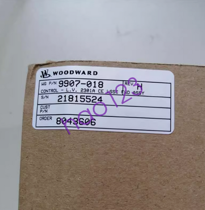 1PCS Woodward 9907-018 2301A Speed Control Board - WOODWARD