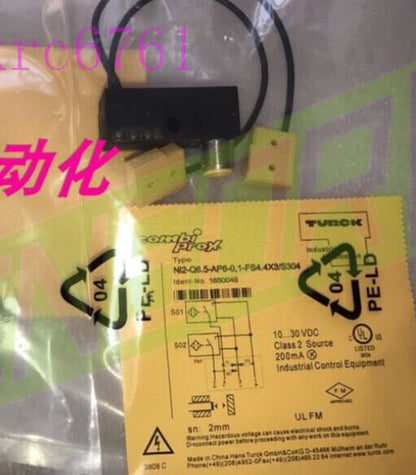 new Turck Ni2-Q6,5-AP6-0,1-FS4.4X3/S304 Sensor 1650048 Ni2-Q6.5-AP6-0.1-FS4.4X3/S304