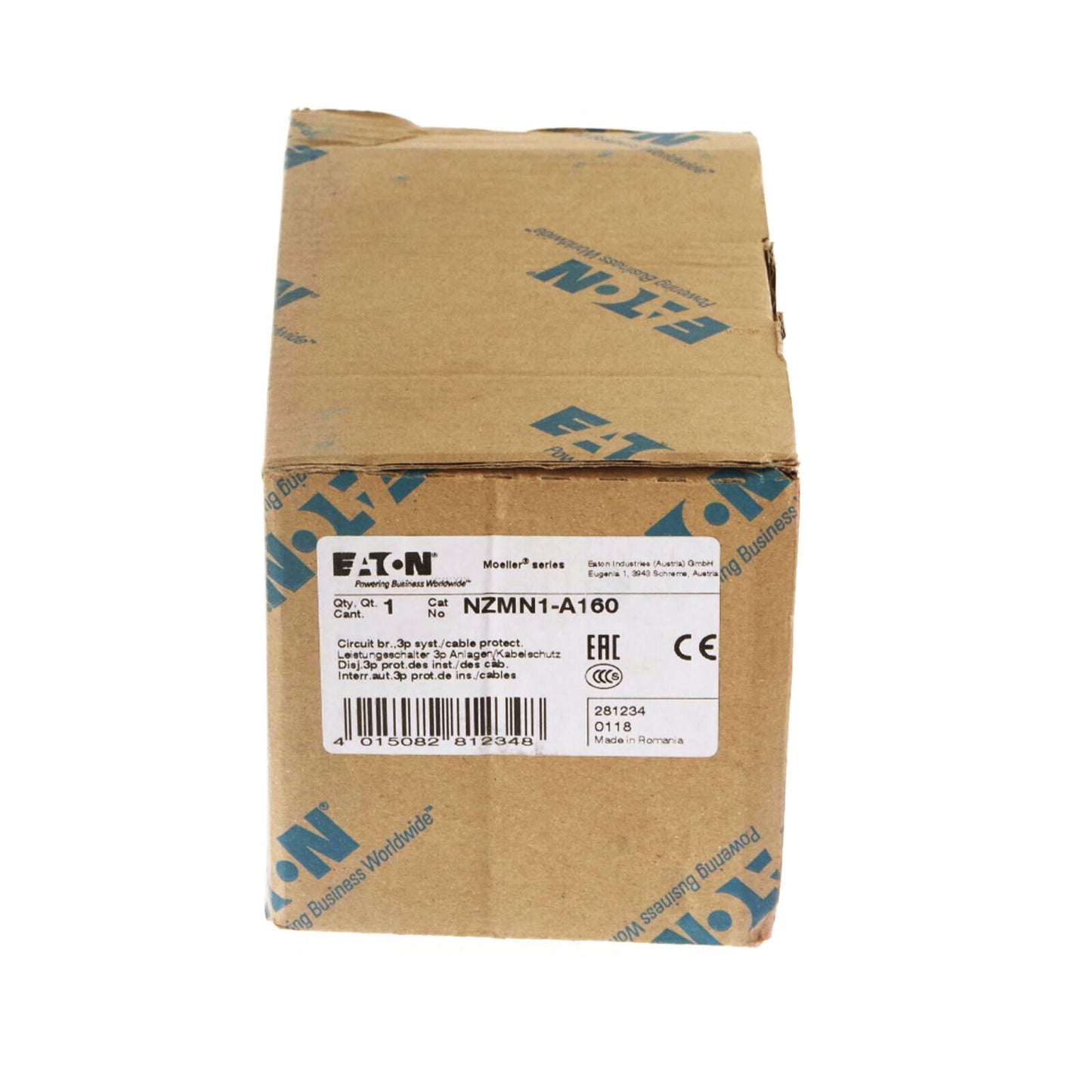 1PC Eaton MOeller Circuit Breaker NZMN1-A160 - EATON