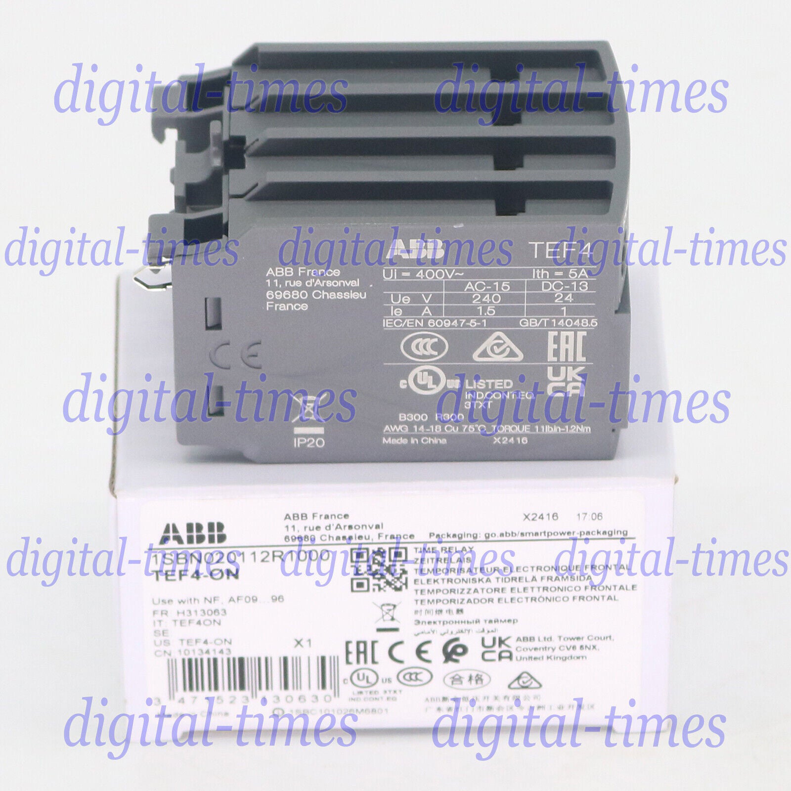 new   ABB TEF4-ON 1SBN020112R1000 Electronic Timer