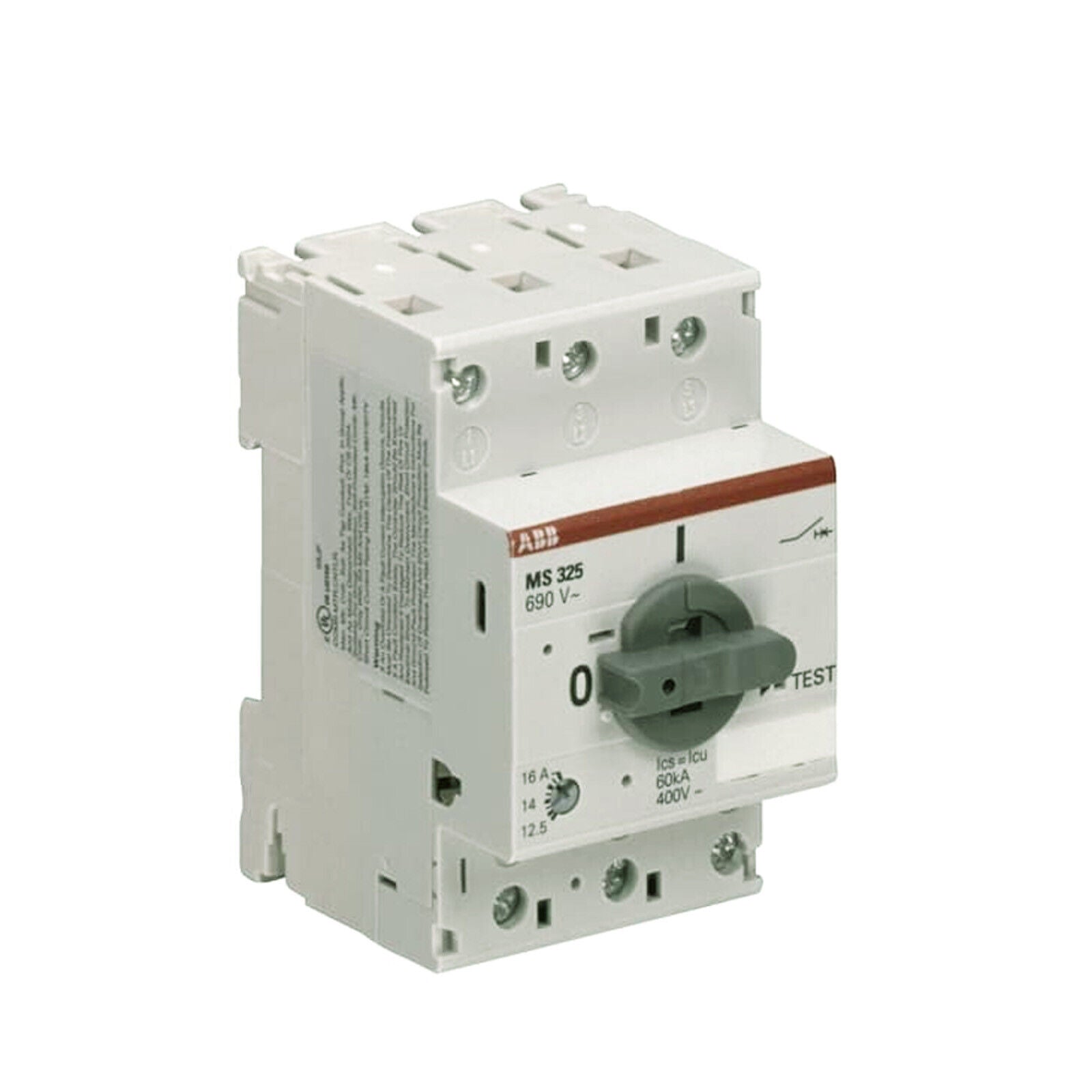 In Box ABB MS325-16 Motor Circuit Breaker 12.5-16A ABB