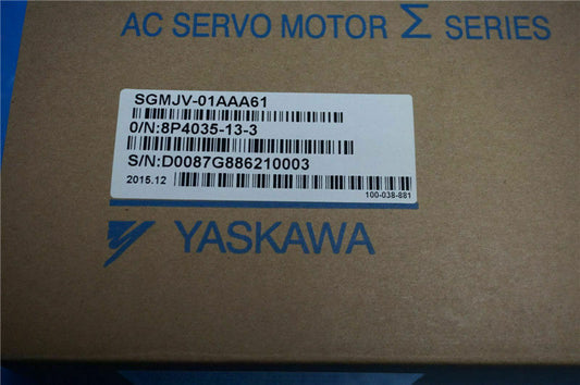 1-Phase AC Servo Motor SGMJV-01AAA61 - YASKAWA