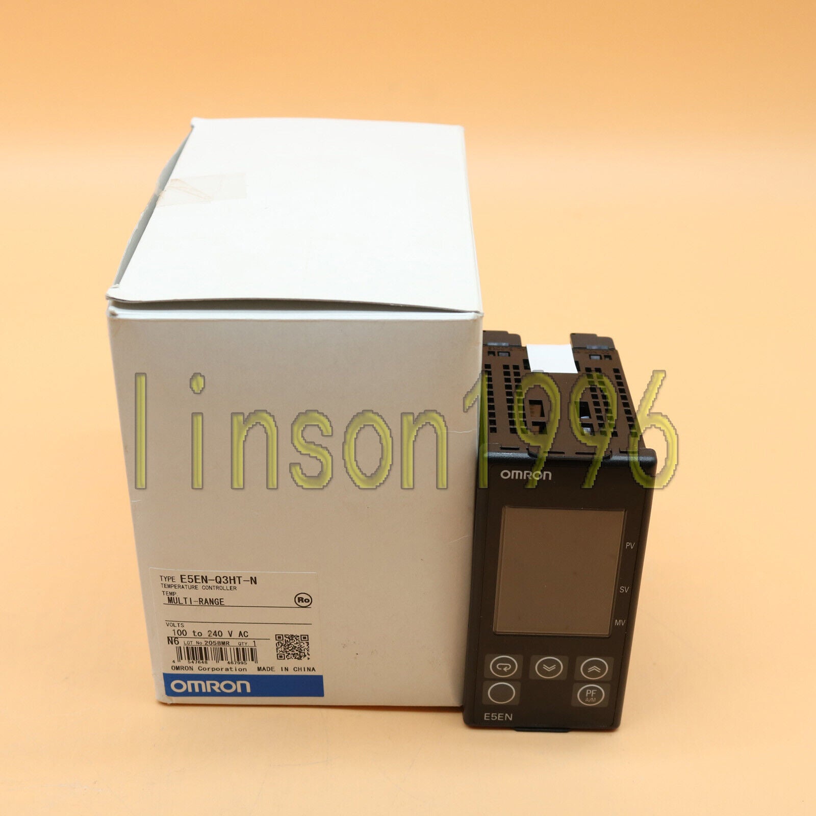 Omron E5EN-Q3HT-N Temperature Controller with Adjustable Range and Smart Accuracy - OMRON