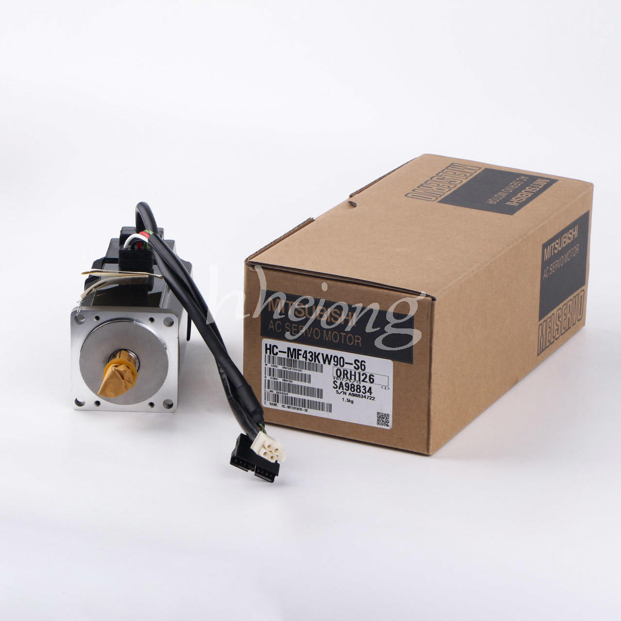 MITSUBISHI SERVO MOTOR HC-MF43KW90-S6 - MITSUBISHI