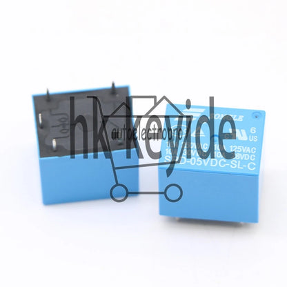 1pcs SRD-05VDC-SL-C 5 Pins SONGLE Power Relay 5V DC SPDT PCB Type SRD-5VDC-SL-C