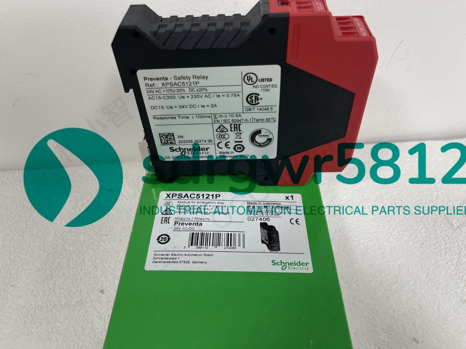 Schneider XPSAC5121P Safety Relay with Box - SCHNEIDER